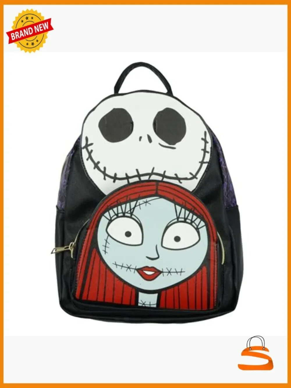 Mini Backpack Jack Skellington Sally Purse 10